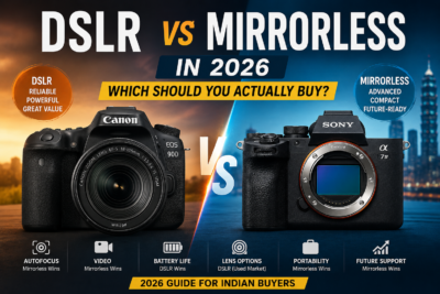 DSLR vs mirrorless 2026 India
