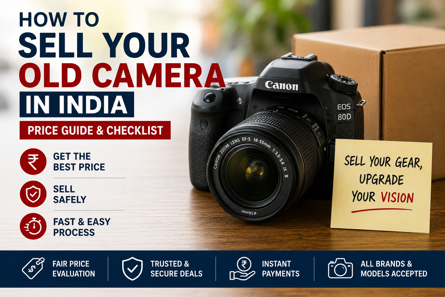 Sell Your Old Camera in India 2026