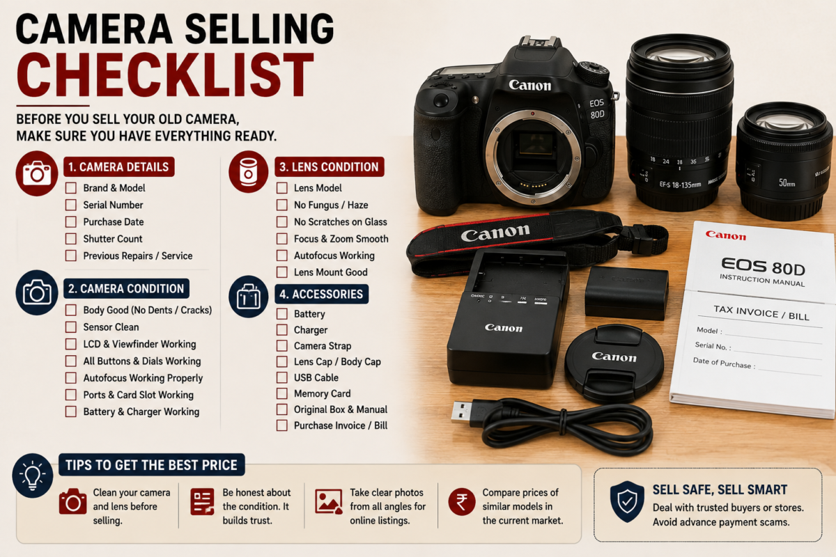 Sell Your Old Camera in India 2026