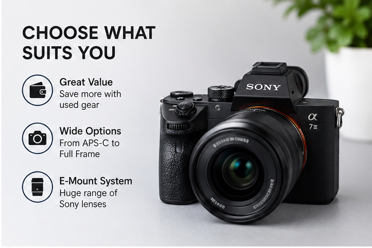 Best Used Sony Mirrorless Cameras in India