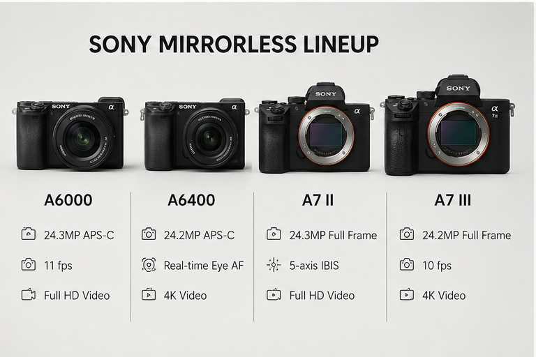 Best Used Sony Mirrorless Cameras in India